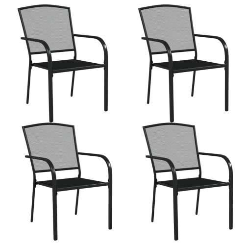 Vrtna garnitura - 5-dijelni vrtni blagovaonski set antracit čelični - Dužina stola 110 cm 4 Cijena