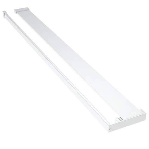 Polica za stijenku tuš-kabine kromirana 100 cm aluminijska - Srebrno 100 cm Cijena