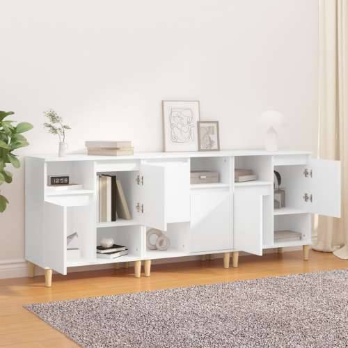 Komode 3 kom bijela 60x35x70cm konstruirano drvo - Bijela 3 Cijena