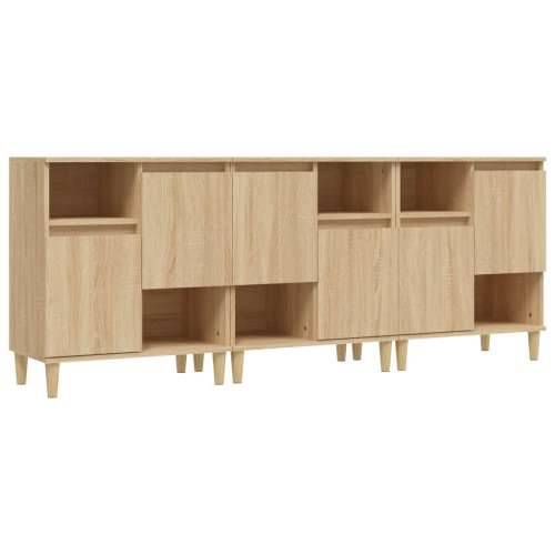 Komoda 3 kom boja hrasta sonome 60x35x70 cm konstruirano drvo - sonoma hrast 3 Cijena