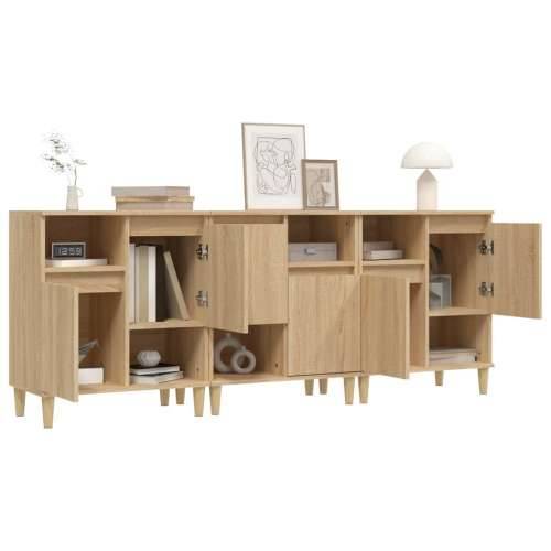 Komoda 3 kom boja hrasta sonome 60x35x70 cm konstruirano drvo - sonoma hrast 3 Cijena