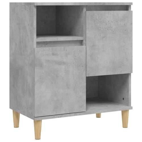 Komode 3 kom siva boja betona 60x35x70 cm od konstruiranog drva - Beton siva 3 Cijena