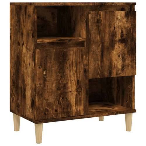 Komode 3 kom boja dimljenog hrasta 60x35x70cm konstruirano drvo - Dimljeni hrast 3 Cijena
