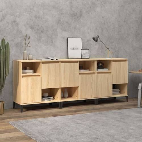 Komoda 3 kom boja hrasta sonome 60x35x70 cm konstruirano drvo - sonoma hrast 3 Cijena