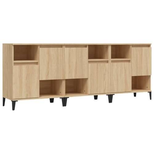 Komoda 3 kom boja hrasta sonome 60x35x70 cm konstruirano drvo - sonoma hrast 3 Cijena
