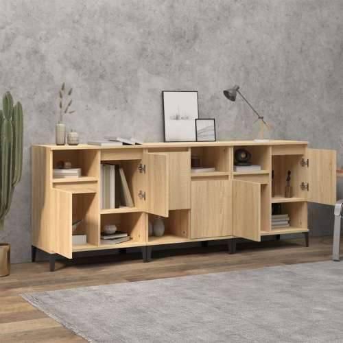 Komoda 3 kom boja hrasta sonome 60x35x70 cm konstruirano drvo - sonoma hrast 3 Cijena