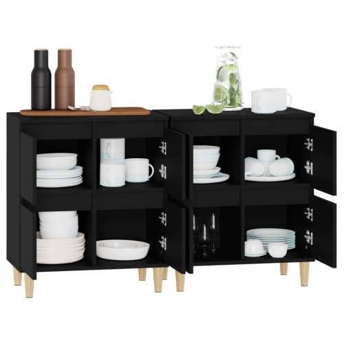 Komode 2 kom crne 60x35x70 cm od konstruiranog drva - Crna 2 Cijena