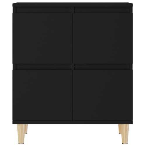 Komode 2 kom crne 60x35x70 cm od konstruiranog drva - Crna 2 Cijena