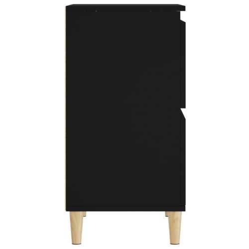 Komode 2 kom crne 60x35x70 cm od konstruiranog drva - Crna 2 Cijena