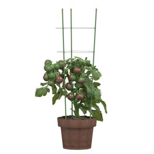 Kolci za vrtne biljke s 3 prstena 5 kom zeleni 60 cm čelični - 21.5 x 60 cm 5 Cijena