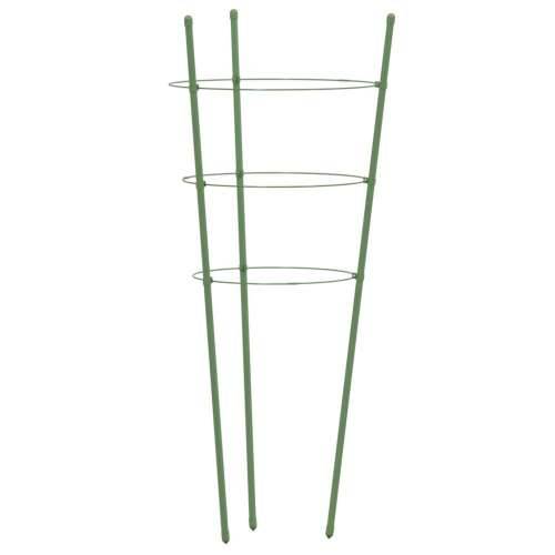 Kolci za vrtne biljke s 3 prstena 5 kom zeleni 60 cm čelični - 21.5 x 60 cm 5 Cijena