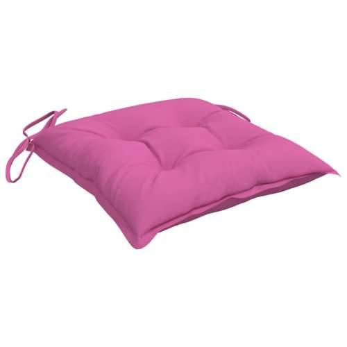 Jastuci za stolice 2 kom ružičasti 40 x 40 x 7 cm od tkanine Cijena