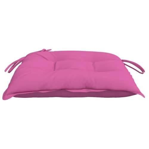 Jastuci za stolice 2 kom ružičasti 40 x 40 x 7 cm od tkanine Cijena