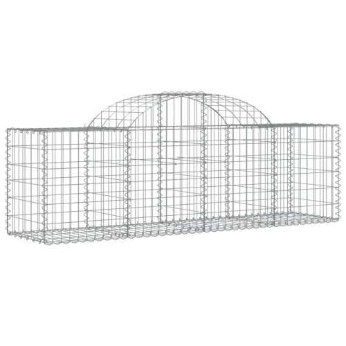 Lučne gabionske košare 11 kom 200x50x60/80 cm pocinčano željezo - 200 x 50 x 60/80 cm 11 Cijena
