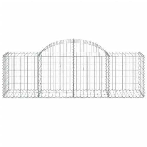 Lučne gabionske košare 12 kom 200x50x60/80 cm pocinčano željezo - 200 x 50 x 60/80 cm 12 Cijena