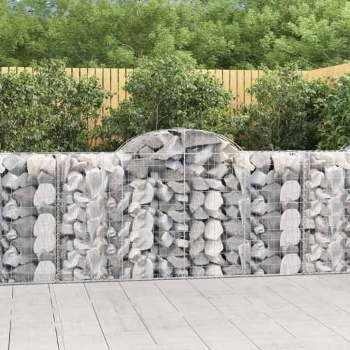 Lučne gabionske košare 5 kom 200x50x100/120cm pocinčano željezo - 200 x 50 x 100/120 cm 5 Cijena