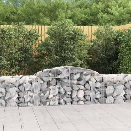 Lučne gabionske košare 9 kom 300x50x60/80 cm pocinčano željezo - 300 x 50 x 60/80 cm 9 Cijena