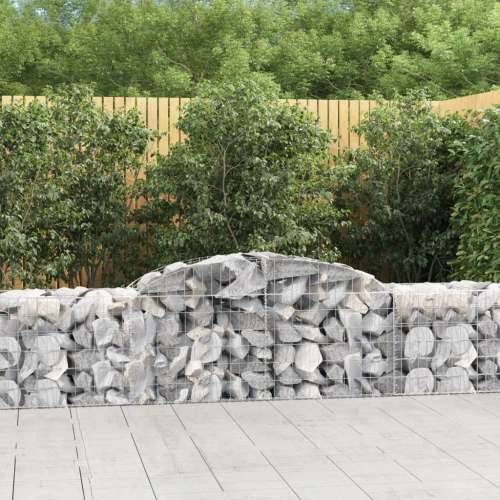 Lučne gabionske košare 20 kom 300x50x60/80 cm pocinčano željezo - 300 x 50 x 60/80 cm 20 Cijena