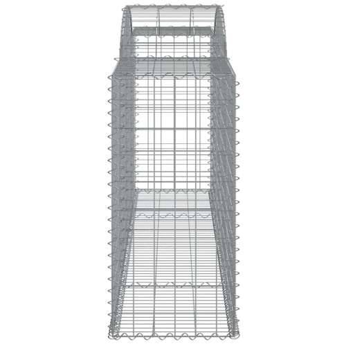 Lučne gabionske košare 10kom 300x50x100/120cm pocinčano željezo - 300 x 50 x 100/120 cm 10 Cijena