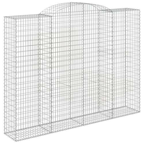 Lučne gabionske košare 2 kom 300x50x220/240cm pocinčano željezo - 300 x 50 x 220/240 cm 2 Cijena