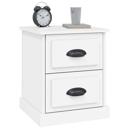 Noćni ormarići 2 kom bijeli 39 x 39 x 47,5 cm konstruirano drvo - Bijela 2 Cijena