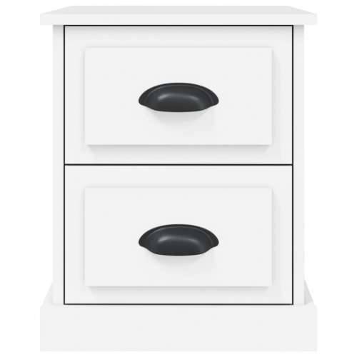 Noćni ormarići 2 kom bijeli 39 x 39 x 47,5 cm konstruirano drvo - Bijela 2 Cijena