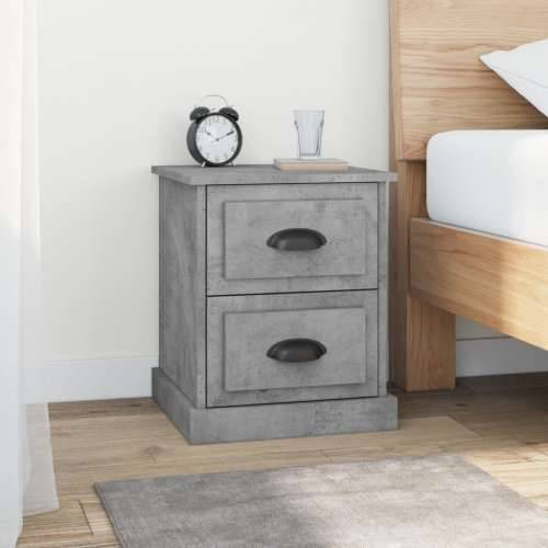 Noćni ormarići 2 kom boja betona 39x39x47,5cm konstruirano drvo - Beton siva 2 Cijena