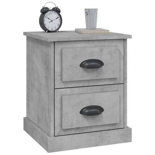 Noćni ormarići 2 kom boja betona 39x39x47,5cm konstruirano drvo - Beton siva 2 Cijena