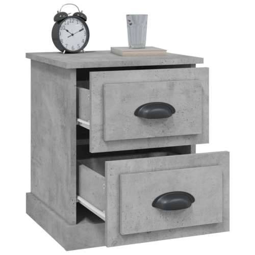 Noćni ormarići 2 kom boja betona 39x39x47,5cm konstruirano drvo - Beton siva 2 Cijena