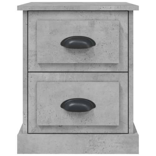 Noćni ormarići 2 kom boja betona 39x39x47,5cm konstruirano drvo - Beton siva 2 Cijena