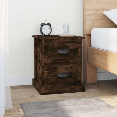 Noćni ormarići 2 kom boja hrasta 39x39x47,5cm konstruirano drvo - Dimljeni hrast 2 Cijena
