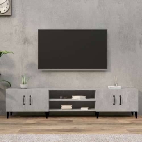 TV ormarić boja betona 180x31,5x40 cm od konstruiranog drva - Beton siva 1 Cijena