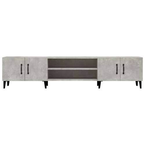 TV ormarić boja betona 180x31,5x40 cm od konstruiranog drva - Beton siva 1 Cijena