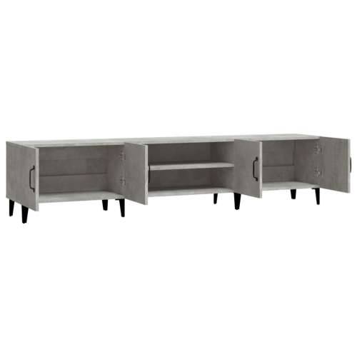 TV ormarić boja betona 180x31,5x40 cm od konstruiranog drva - Beton siva 1 Cijena