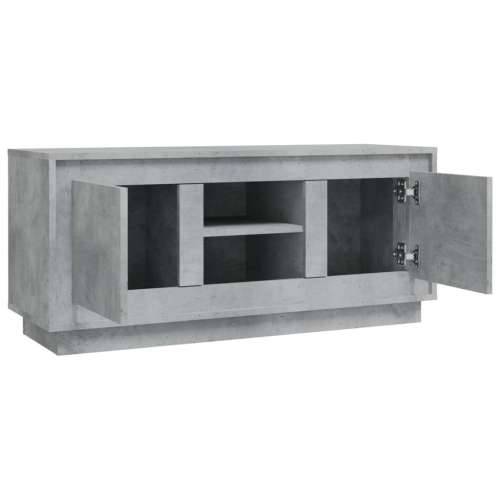TV ormarić boja betona 102x35x45 cm od konstruiranog drva - Beton siva 1 Cijena