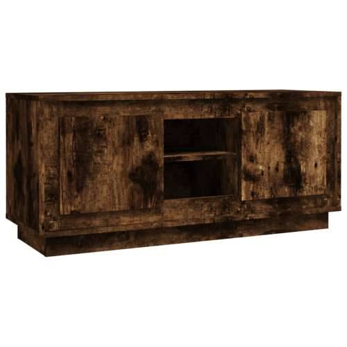 TV ormarić boja dimljenog hrasta 102x35x45 cm konstruirano drvo - Dimljeni hrast 1 Cijena