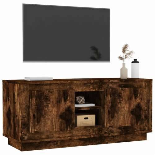 TV ormarić boja dimljenog hrasta 102x35x45 cm konstruirano drvo - Dimljeni hrast 1 Cijena