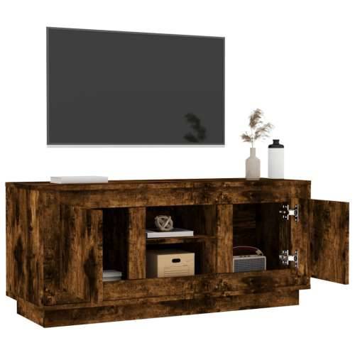 TV ormarić boja dimljenog hrasta 102x35x45 cm konstruirano drvo - Dimljeni hrast 1 Cijena