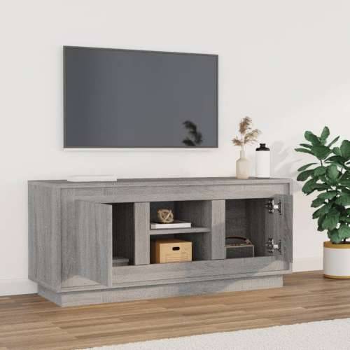 TV ormarić boja hrasta sonome 102x35x45 cm konstruirano drvo - Sivi hrast sonoma 1 Cijena