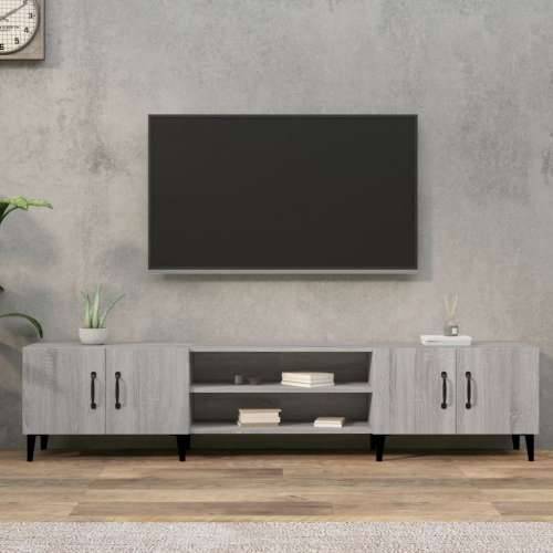 TV ormarić boja hrasta sonome 180x31,5x40 cm konstruirano drvo - Sivi hrast sonoma 1 Cijena