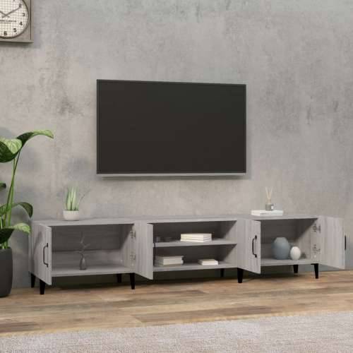TV ormarić boja hrasta sonome 180x31,5x40 cm konstruirano drvo - Sivi hrast sonoma 1 Cijena