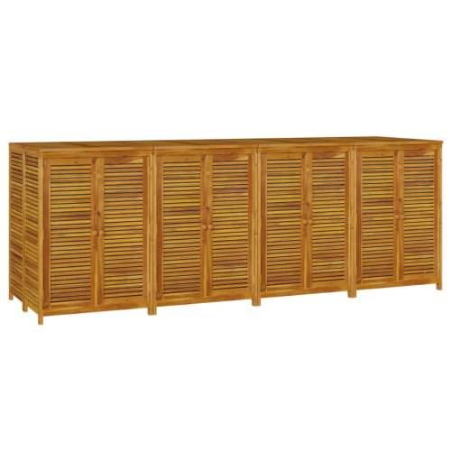 Vrtna kutija za pohranu 280x87x104 cm od masivnog drva bagrema - 280 x 87 x 104 cm Cijena