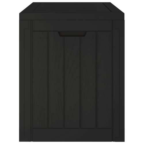 Vrtna kutija za pohranu crna 55,5 x 43 x 53 cm polipropilen - Crna Cijena