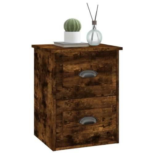 Zidni noćni ormarići 2 kom boja dimljenog hrasta 41,5x36x53 cm - Dimljeni hrast 2 Cijena