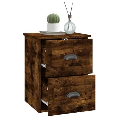 Zidni noćni ormarići 2 kom boja dimljenog hrasta 41,5x36x53 cm - Dimljeni hrast 2 Cijena