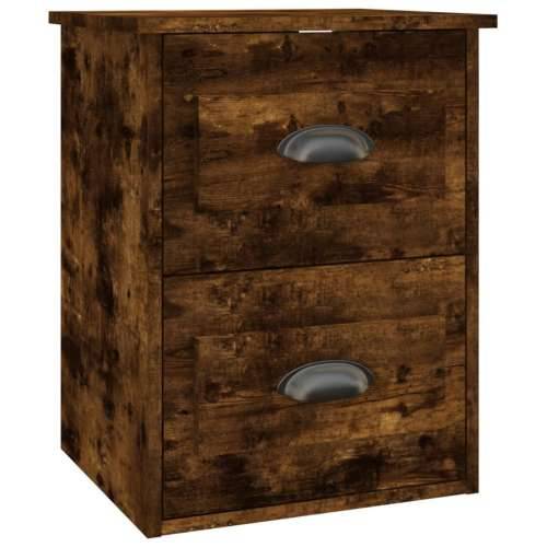 Zidni noćni ormarići 2 kom boja dimljenog hrasta 41,5x36x53 cm - Dimljeni hrast 2 Cijena