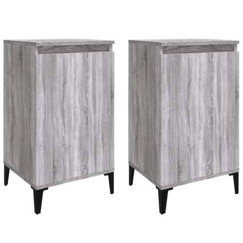 Noćni ormarići 2 kom boja hrasta 40x35x70 cm konstruirano drvo - Sivi hrast sonoma 2 Cijena