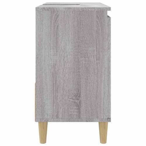 Kupaonski ormarić boja hrasta 65 x 33 x 60 cm konstruirano drvo - Sivi hrast sonoma 1 Cijena