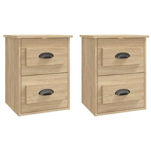 Zidni noćni ormarići 2 kom boja hrasta sonome 41,5 x 36 x 53 cm - sonoma hrast 2 Cijena