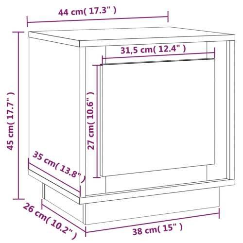 Noćni ormarići 2 kom bijeli 44 x 35 x 45 cm konstruirano drvo - Bijela 2 Cijena